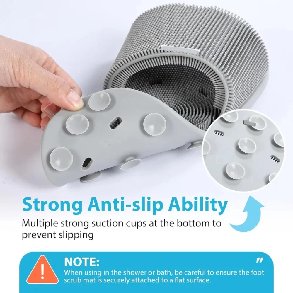 Silicone Shower Foot Scrubber  - đánh giá và giá Flippers Swimming