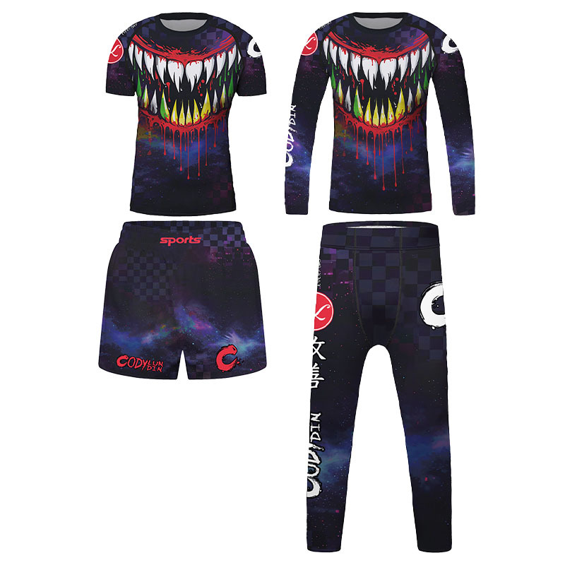 Kid's Sportswear MMA Muay Thai - đánh giá và giá Rash Guard