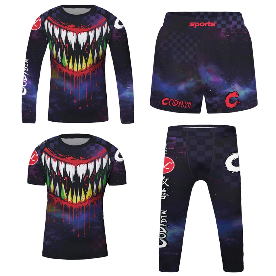 Kid's Sportswear MMA Muay Thai - đánh giá và giá Rash Guard