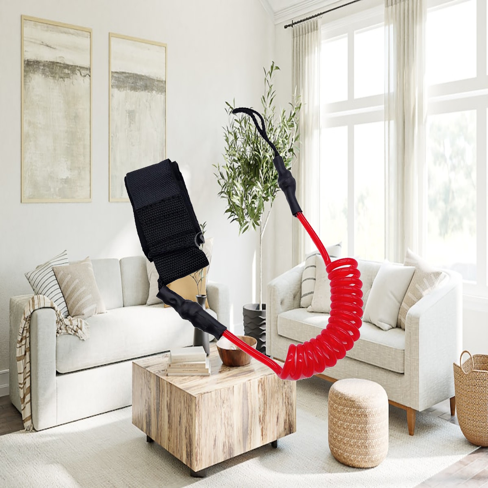 Adjustable Paddle Board Leash  - đánh giá và giá Surfboard Leash